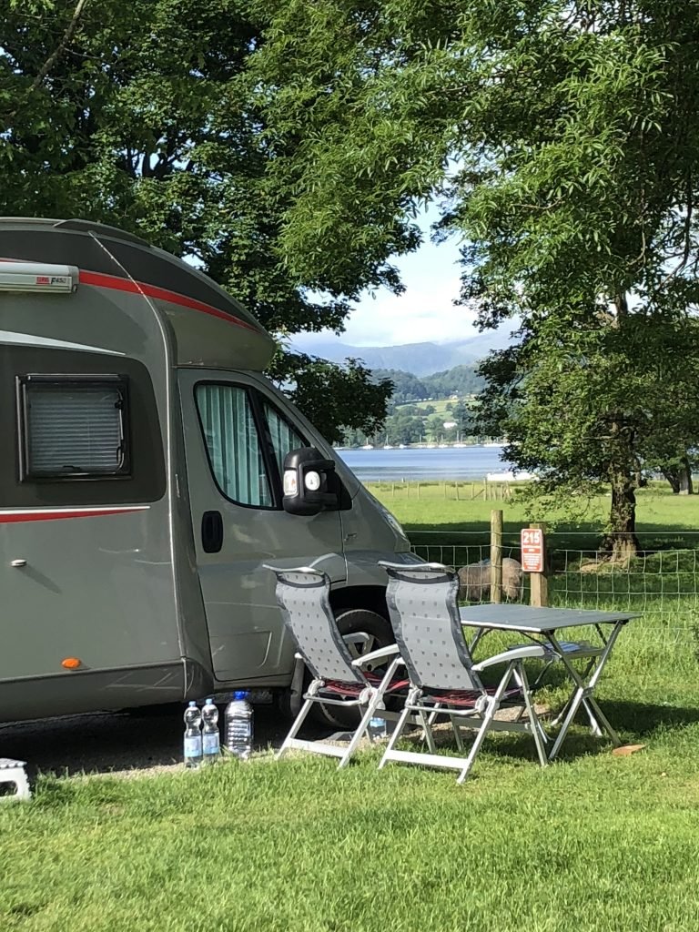 park foot campsite in ullswater