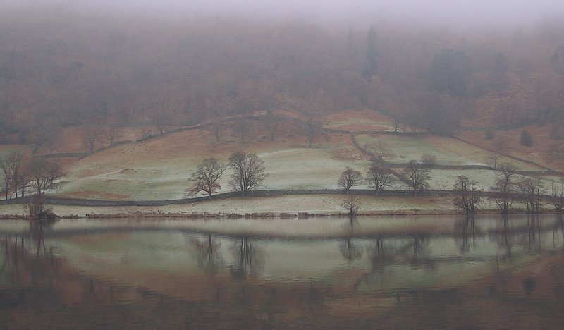 rydal water in lake district