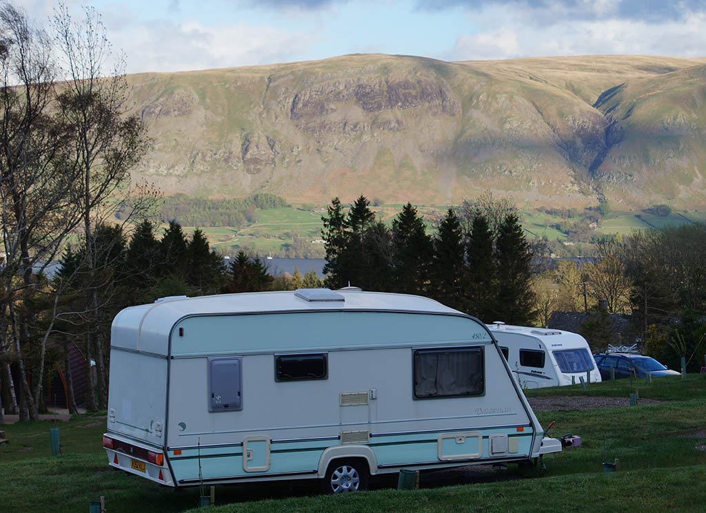 the quiet site campsite in ullswater