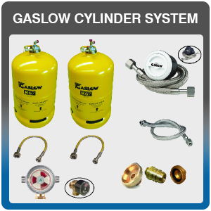 Gaslow Cylinder System avaibale to but and fit at Adventure Leisure Vehicles